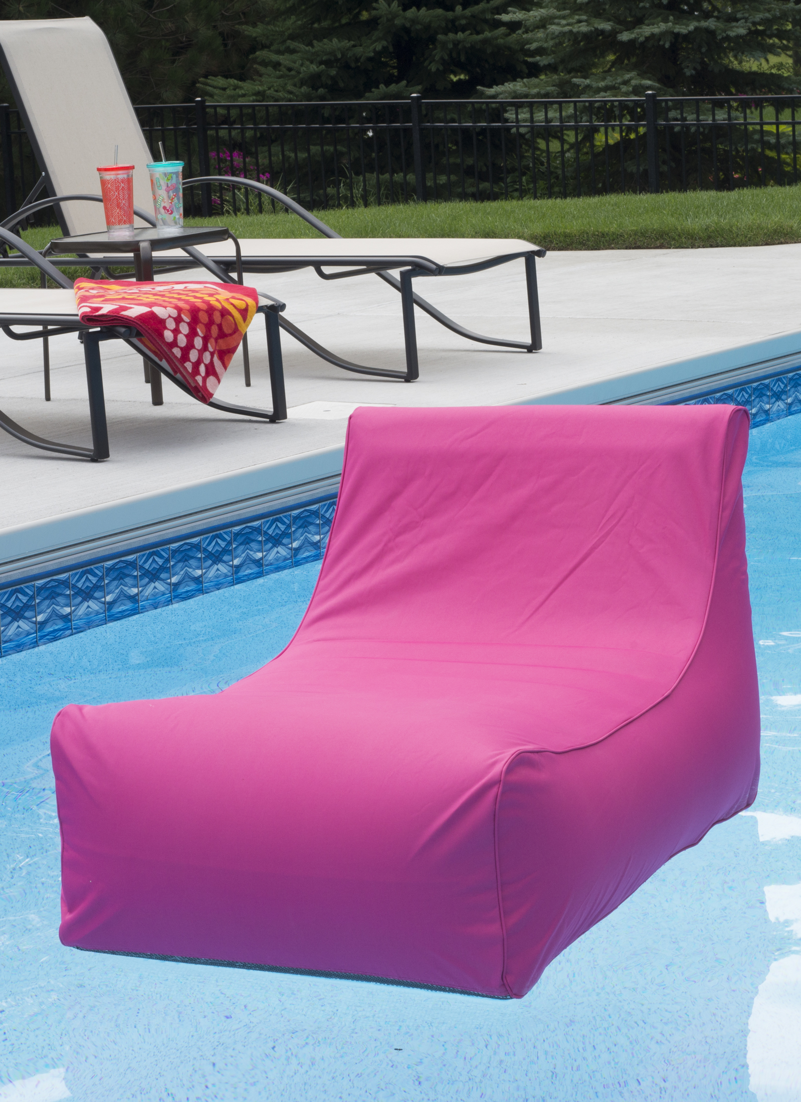 Aruba Inflatable Lounge Chair Fuchsia - TOYS & GAMES